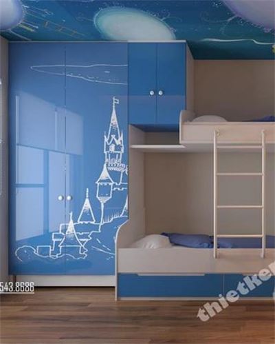 Giấy dán tường phòng ngủ chung cư CT4 Sông Đà hiện đại