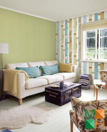 Ưu điểm của giấy dán tường giả gỗ cho gia đình