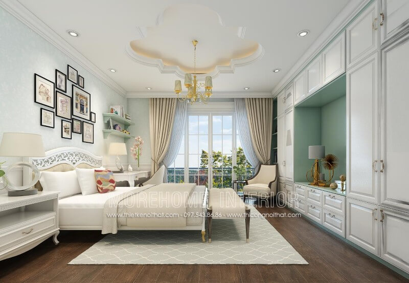 Giường ngủ biệt thự Giường ngủ biệt thự