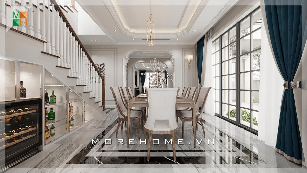 Hình ảnh thiết kế & thi công nội thất biệt thự chuyên nghiệp- MoreHome 