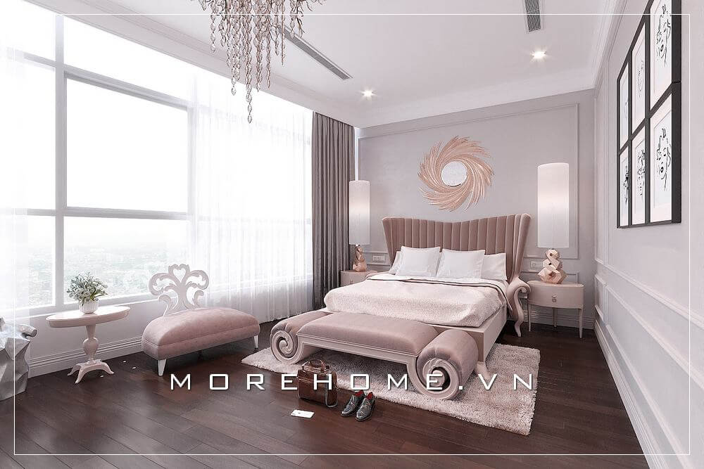 Giường ngủ bọc nỉ Giường ngủ bọc nỉ