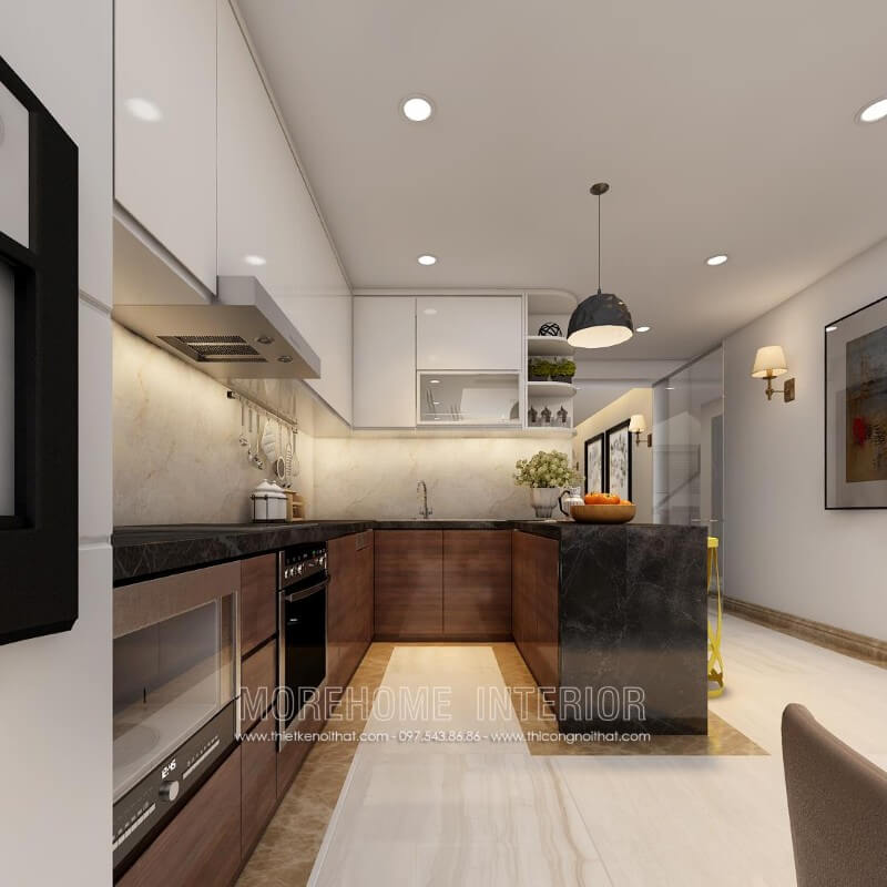 Thiết kế nội thất tủ bếp đẹp tại Tp Hồ Chí Minh phong cách hiện đại Tủ bếp đẹp, tủ bếp đẹp hiện đại, tủ bếp An Cường, tủ bếp cao cấp