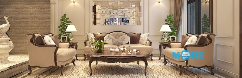 Sofa biệt thự tân cổ điển Sofa biệt thự tân cổ điển