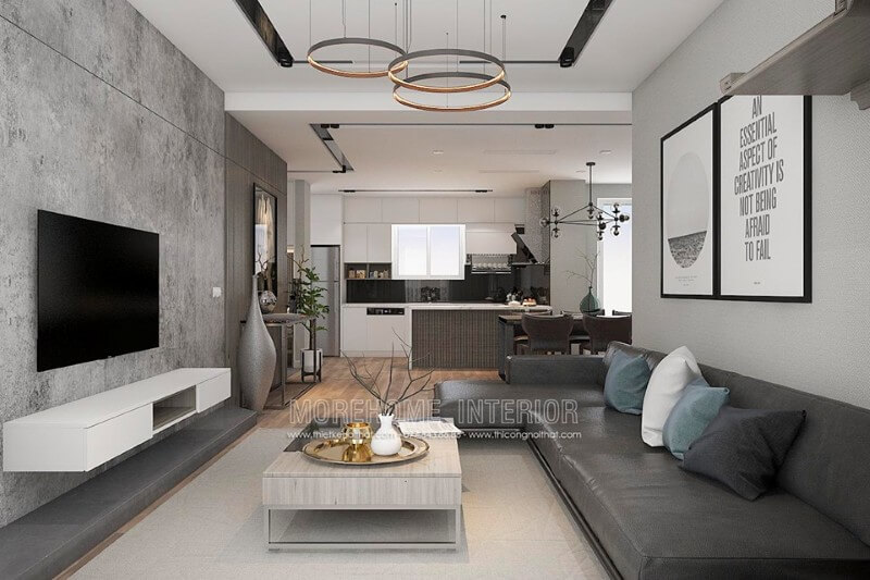 Thiết kế phòng khách chung cư hiện đại Thiết kế phòng khách chung cư