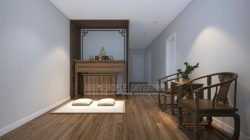 Bố trí phòng thờ Phật tại gia đẹp